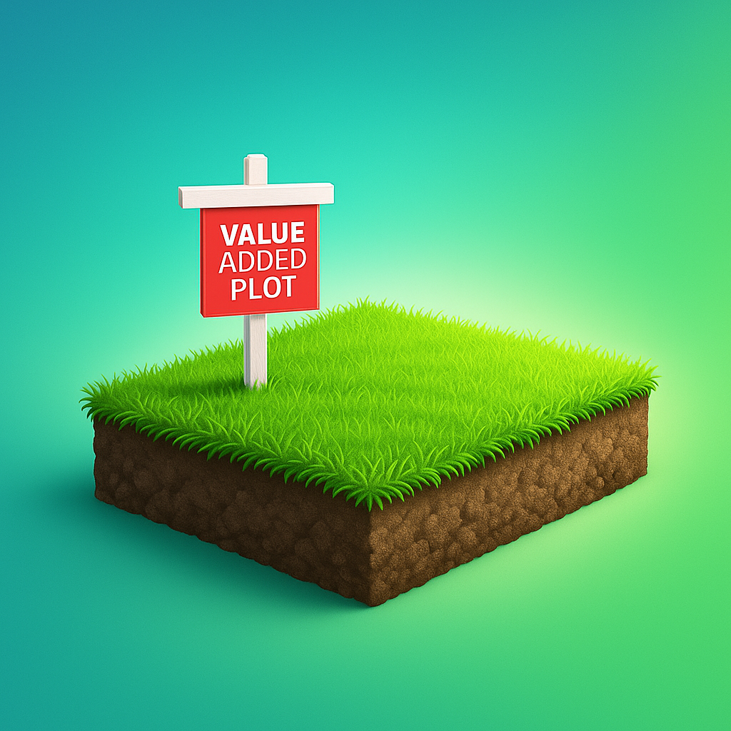 Prime value-added plot of land